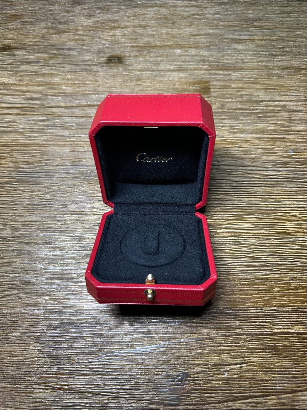 Cartier Red and Black Ring Box Set